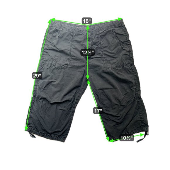 Men’s Daniel Hechter Black Cargo Capri Pants with Drawstring Hem - Picture 11 of 13